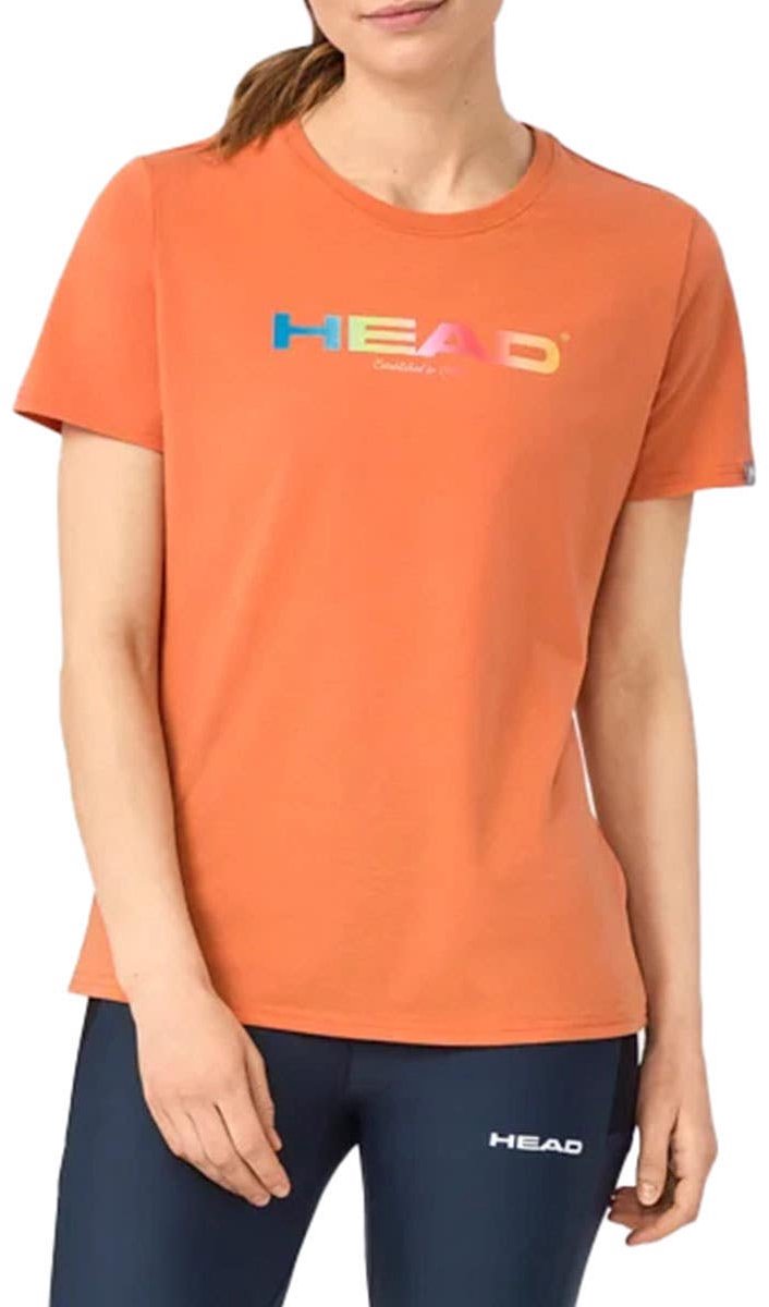 Camiseta Head Rainbow 814445 Cn Mujer Oranje