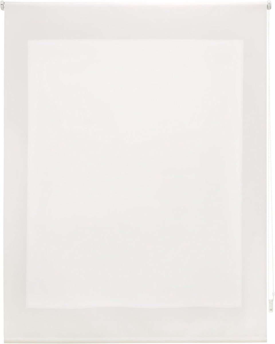 Glad Rolgordijn - Doorschijnend 6x120x250 cm Gebroken wit