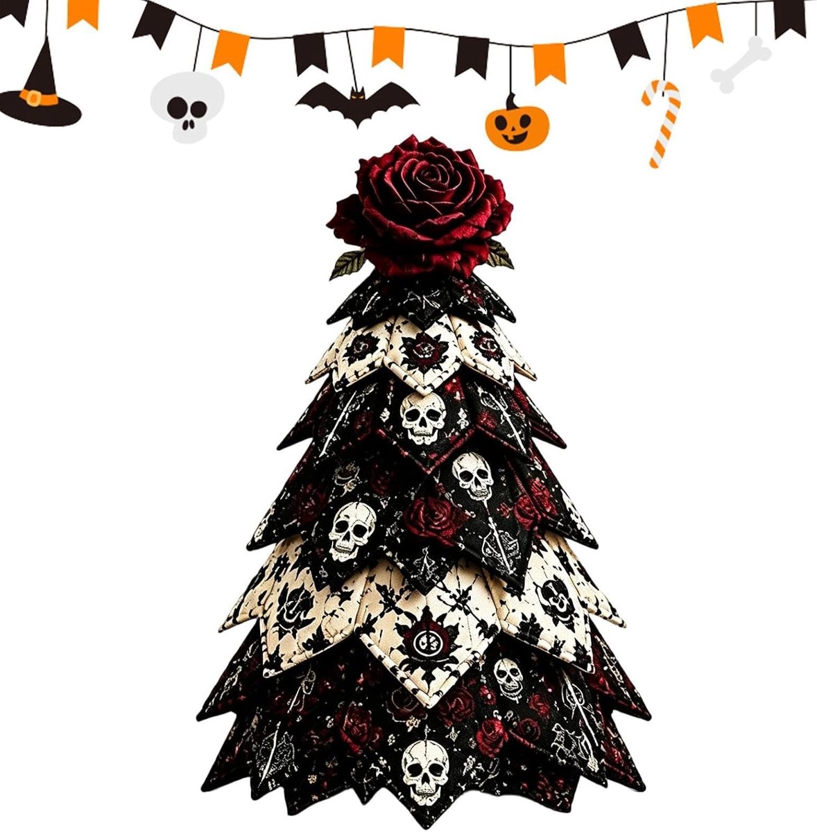 3D Halloween Stof Boom Quilt Kit Vakantie Project Tafel Decor