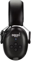 Dekko Tools Gehoorbeschermers PRO - Oorkappen - Bluetooth 6.0 technologie - Bellen - AUX - Ingebouwd batterij - oplaadbaar via USB-C