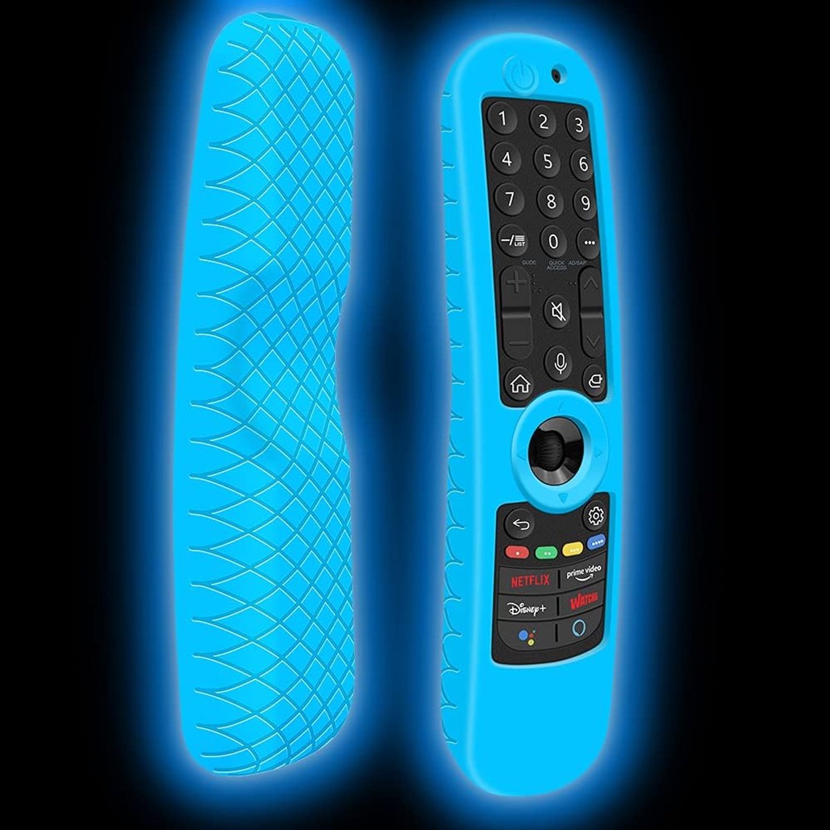 Siliconenbeschermhoes voor LG AN-MR21GA/AN-MR21GC Magic Remote afstandsbediening met NFC en anti-slip schokbestendig cover case