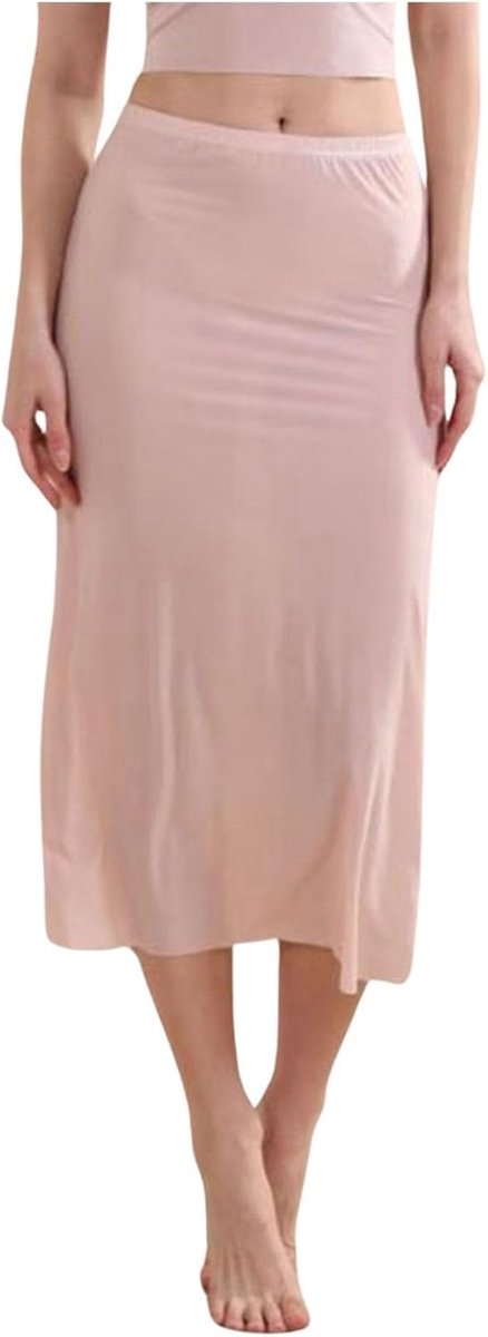 Damesrok, hoge taille, elegant, vintage, geplooid, midi, lang, zomer, casual, chic, kantoor, mode, potlood, skater, retro, A77