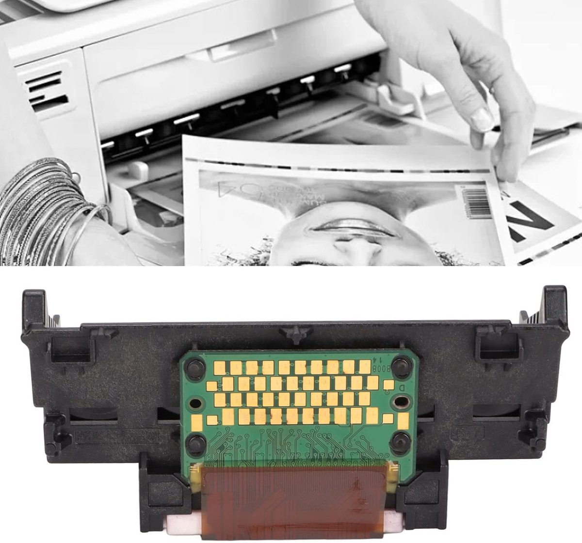 TS5051 TS5055 enkele printkop TS5070 zwart met omslag, ABS-materiaal