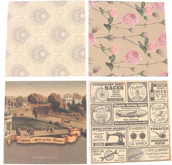1 set scrapbookkit, scrapbookmateriaal, scrapbookkit met stickers, accessoires voor journaling, cadeaudecoratie — afbeelding 4