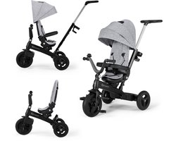 Kinderkraft TWIPPER Driewieler - 5-in-1 - 360° draaibare zitting - Grijs