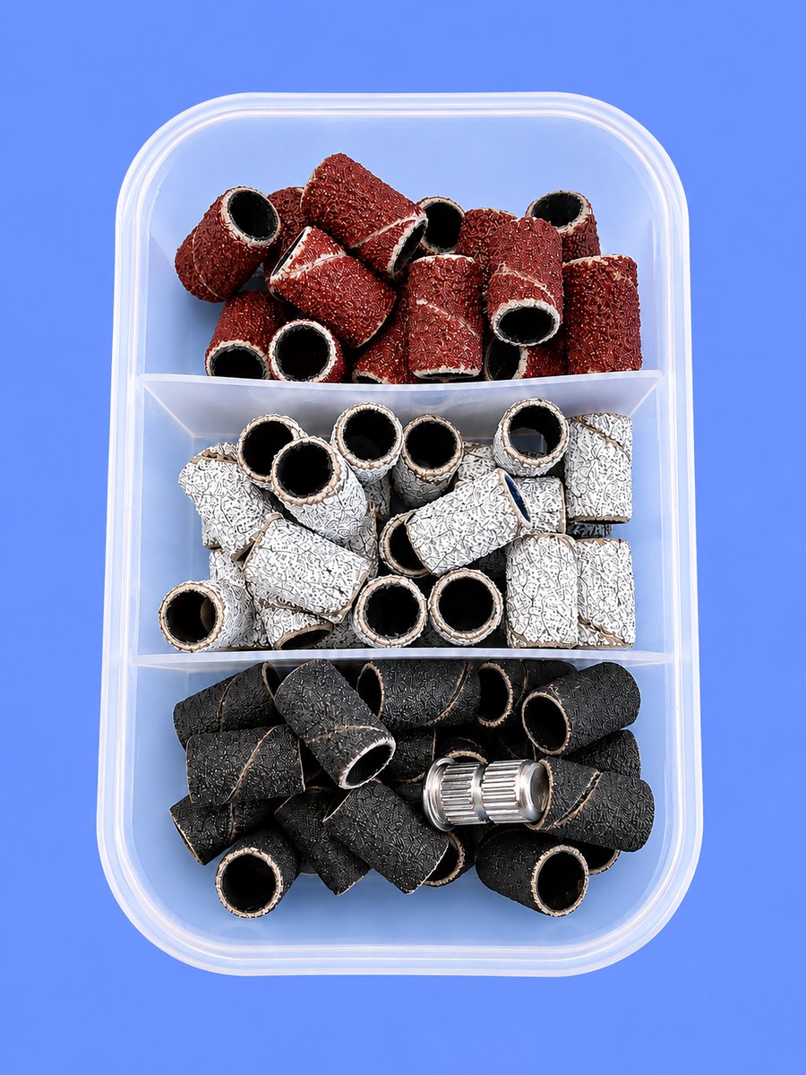 Schuurrollen voor Pedicure – 75 Pieces met gratis pen