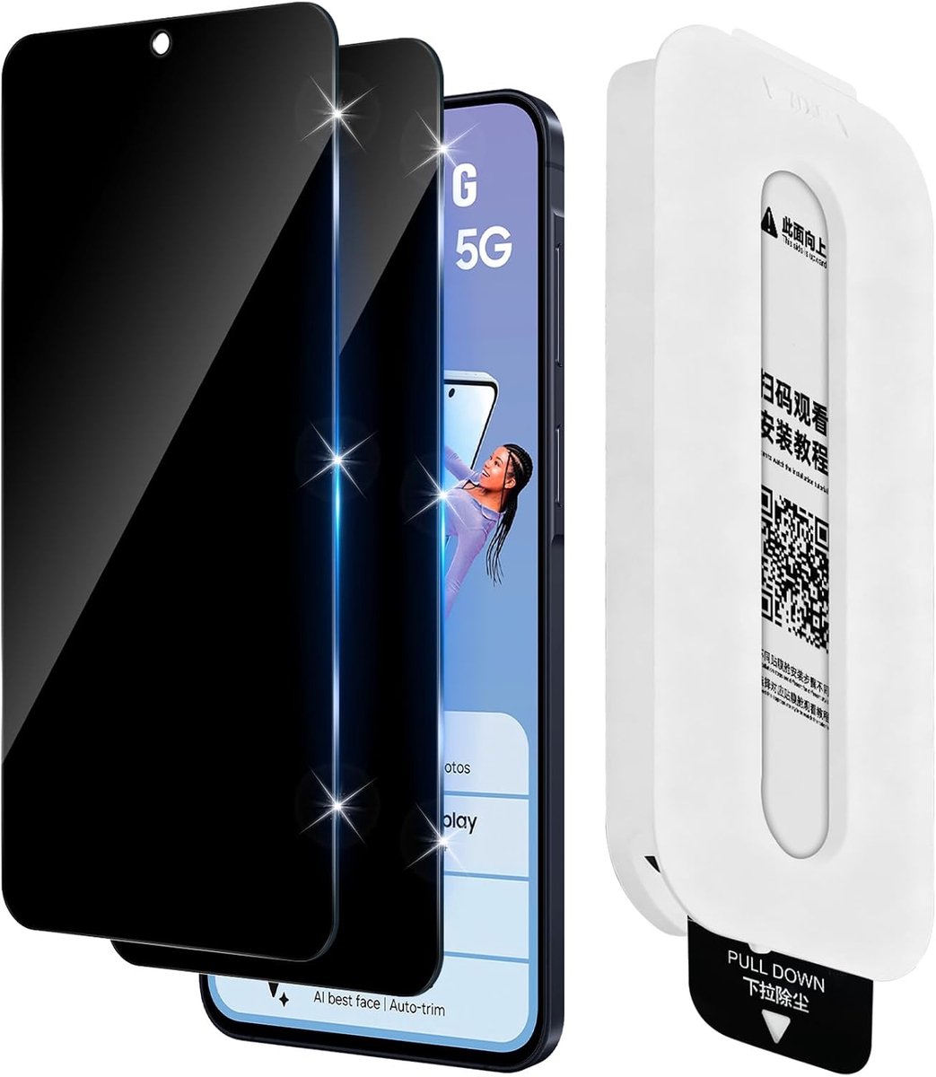 Inkijkbescherming voor Samsung Galaxy A57 5G voor pantserglas