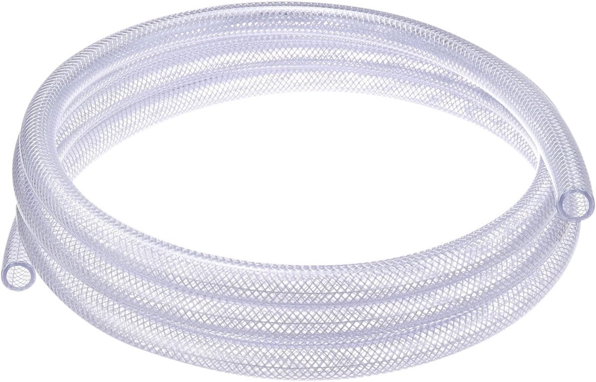1/2" ID x 3/4" OD pvc-Buis, 10 Voet Hoge druk Gevlechte Duidelijke Flexibele pvc-Buizenstelsel voor Water, Olie, Luchtlijnen het Uitdelen