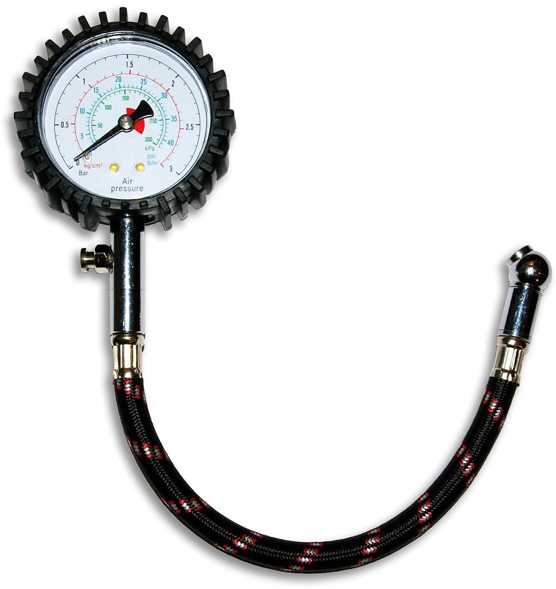 Bandenspanningsmeter banden 0-3 bar, racekaart, schakelkaart, go-cart, motorfiets, racesport