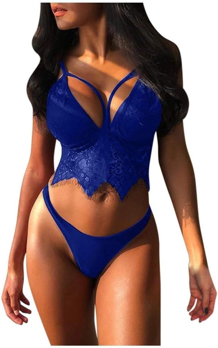 Lingerie Dameslingerie Sexy Lingerie Transparante Kanten Beha Slips Ondergoed Vrouwen Set