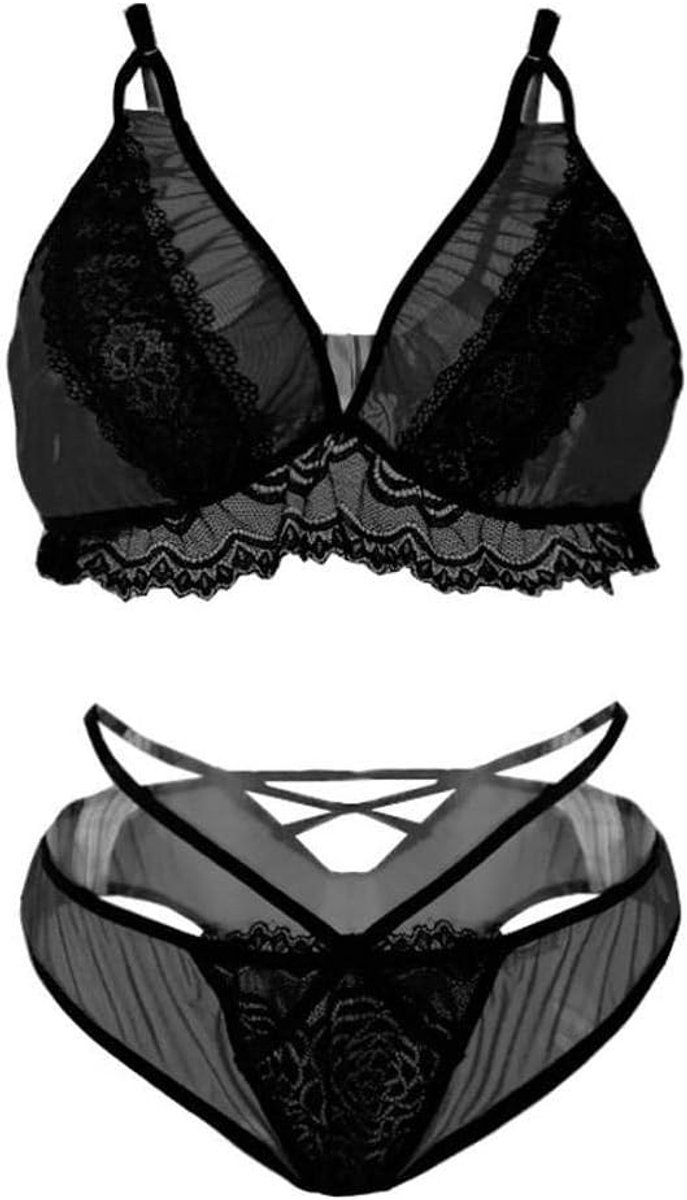 Vrouwen Sexy Lingerie Set Lingerie Kanten Ondergoed Sexy Thongs 3XL-5XL
