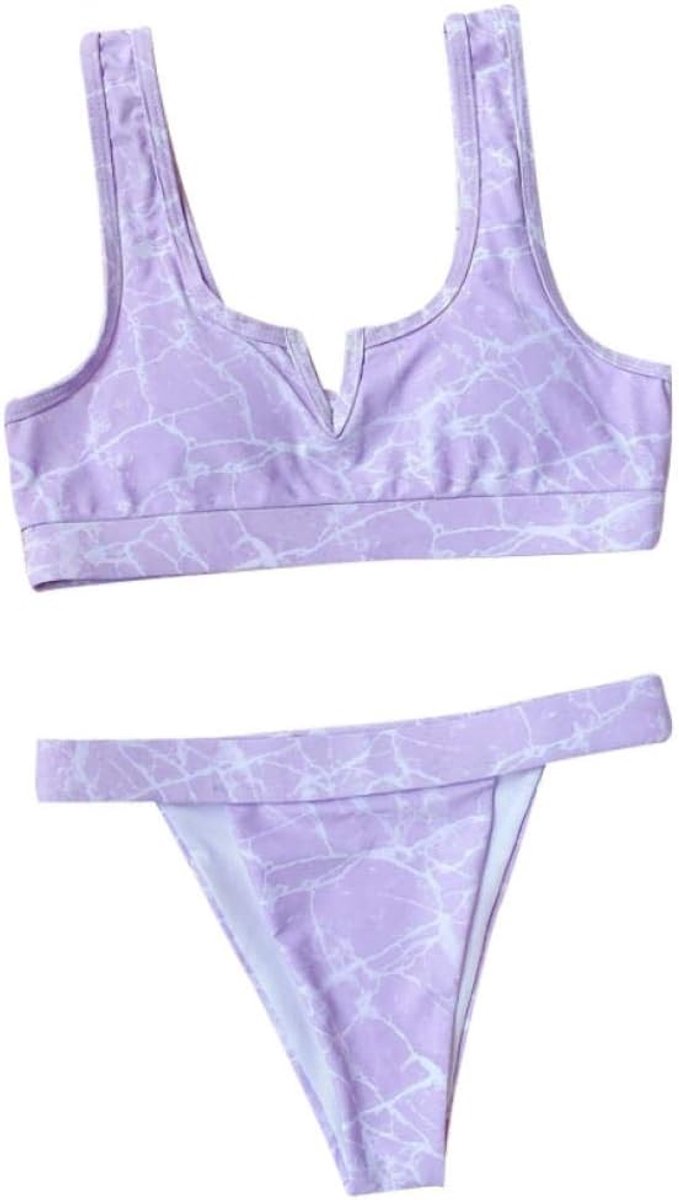 Lingeriesets dames Badpak Set Plus Size Vrouwen Badmode Sexy Gewatteerde Verstelbare Riem Omzoomd Zomer Badpak Set