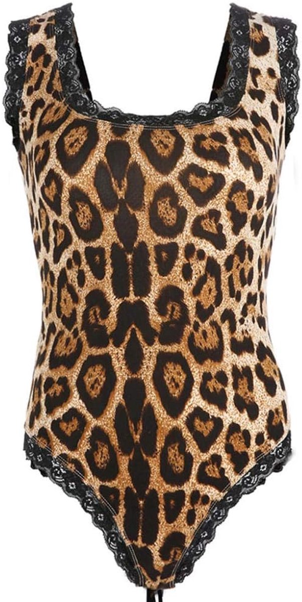 Sexy Lingerie Vrouwen Erotisch Ondergoed Porno Verleiding Nachtkleding Sex Kostuum Erotica Print-Yellow_M