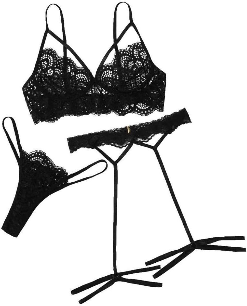 Sexy dames erotische lingerie Vrouwen Sexy Ondergoed Kousenband Thong Erotisch Ondergoed