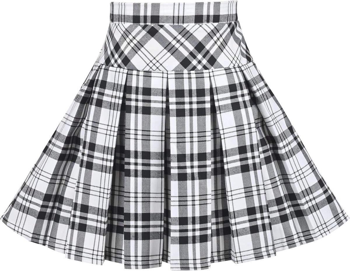 Rok Back School Uniform Rood Tartan Rok 4-14 jaar