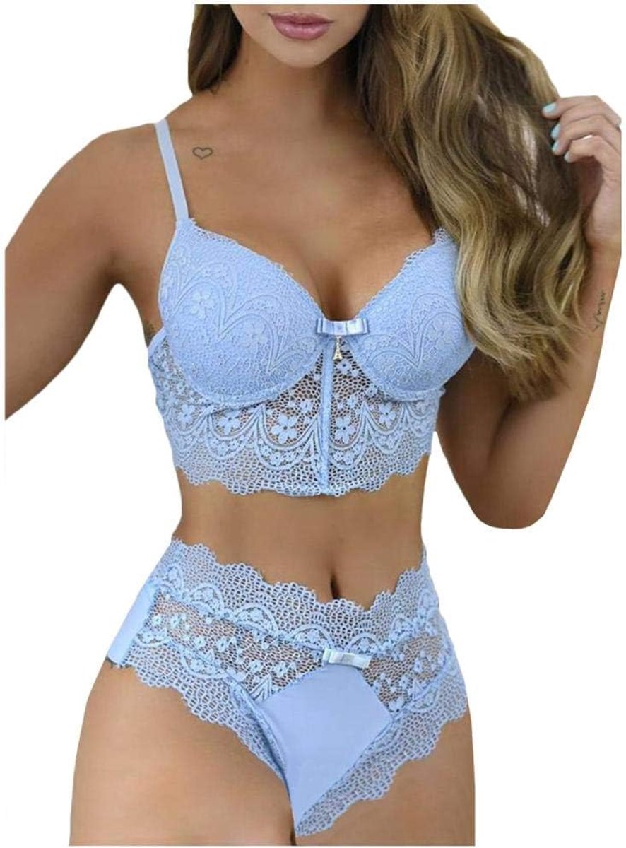 Babydolls, nachtjaponnen & negligés dames Sexy Ondergoed Boog Kant Vrouwen Ondergoed Korte set