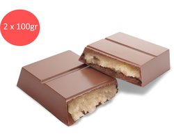 2 x 100 gr — Chocolade Reep Amandel