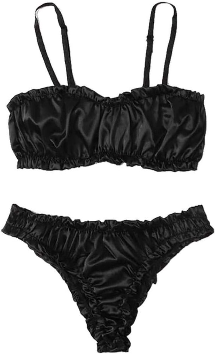 Dames Ondergoed Perspectief Kant Sexy Lingerie Beha Slips Vrouwelijke Hollow Set