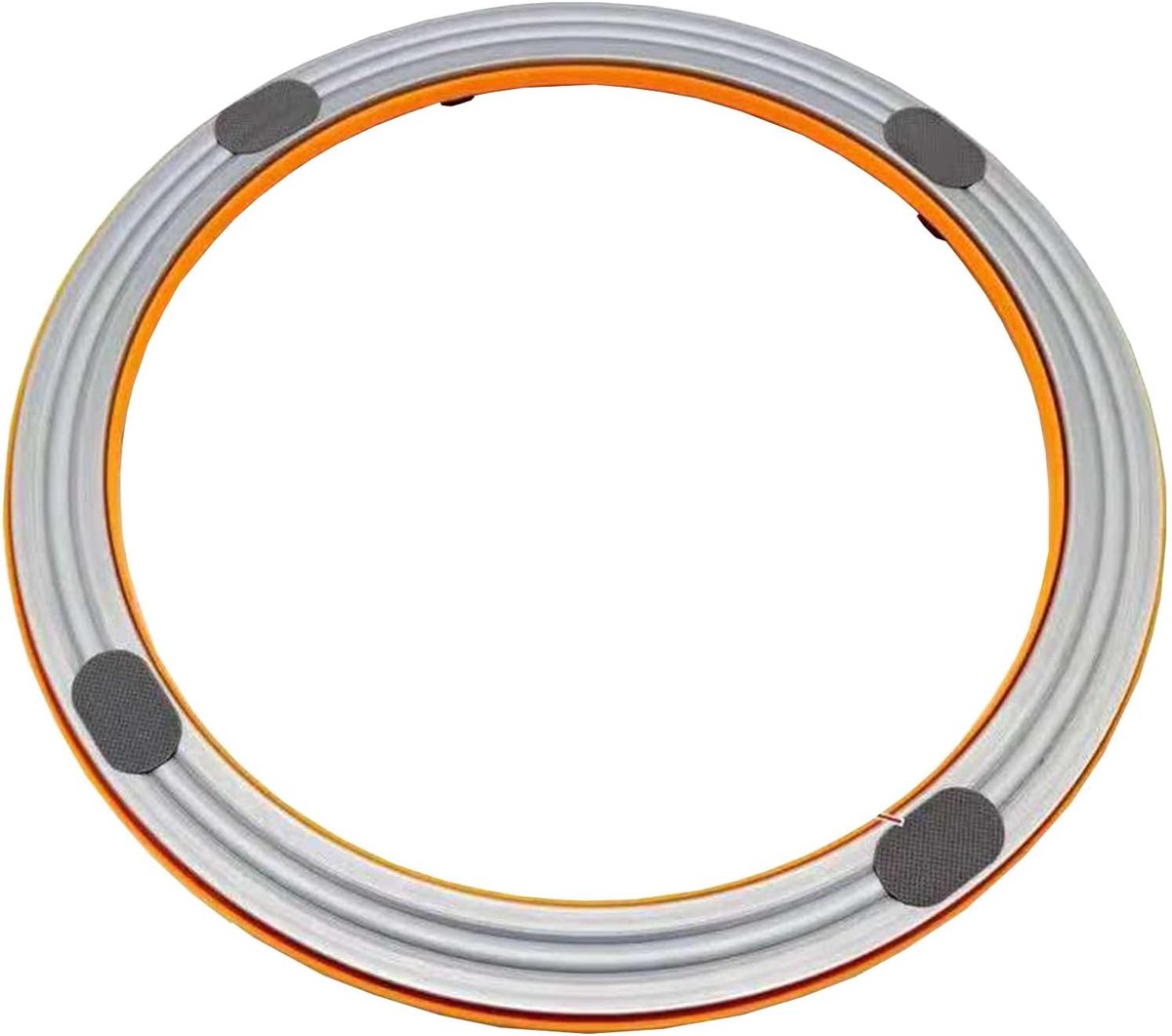 16" Voorste legering, achterste kunststof, draaitafel voor eettafel voor Heavy Duty Swivel 360°, Lazy Susan draailager, ronde eettafel soepel draaibaar voor serveerbeurzen displays (Alloy Oranje, 40