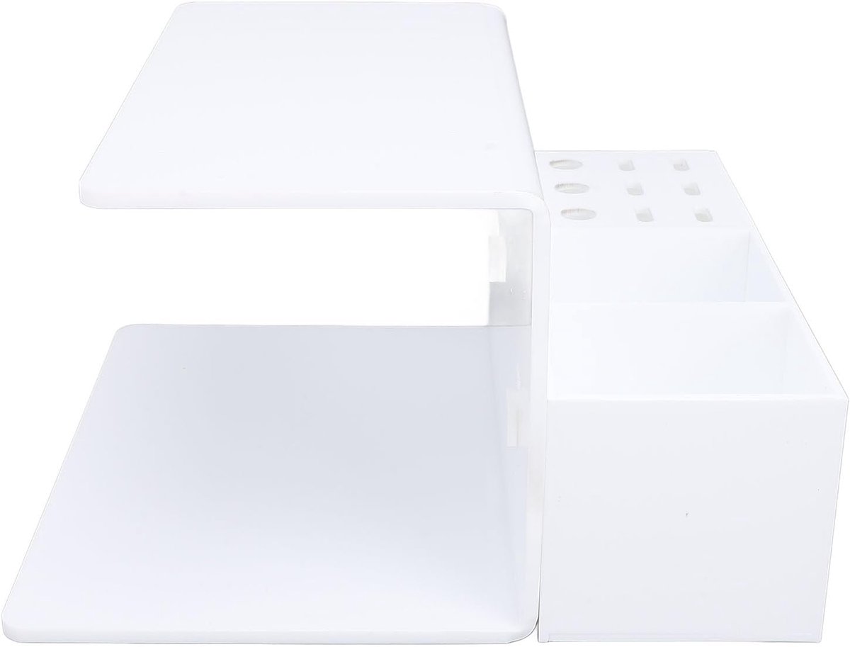 Kussen Plankhouder, Acryl Wimperkussen Houder, Wimpertransplantatie Kussen Organizer voor Wimperverlenging Kussen (wit)