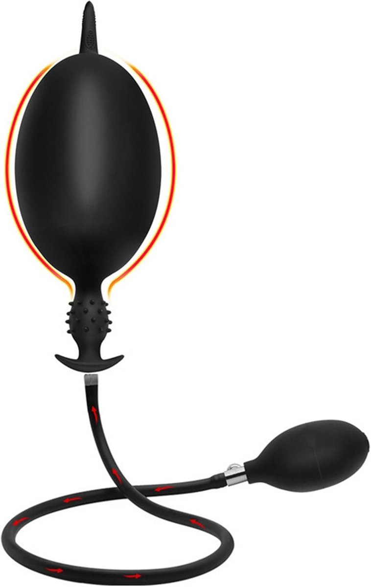 Anale plug om Op te Pompen Siliconen, 25–34 cm Fops D22-12