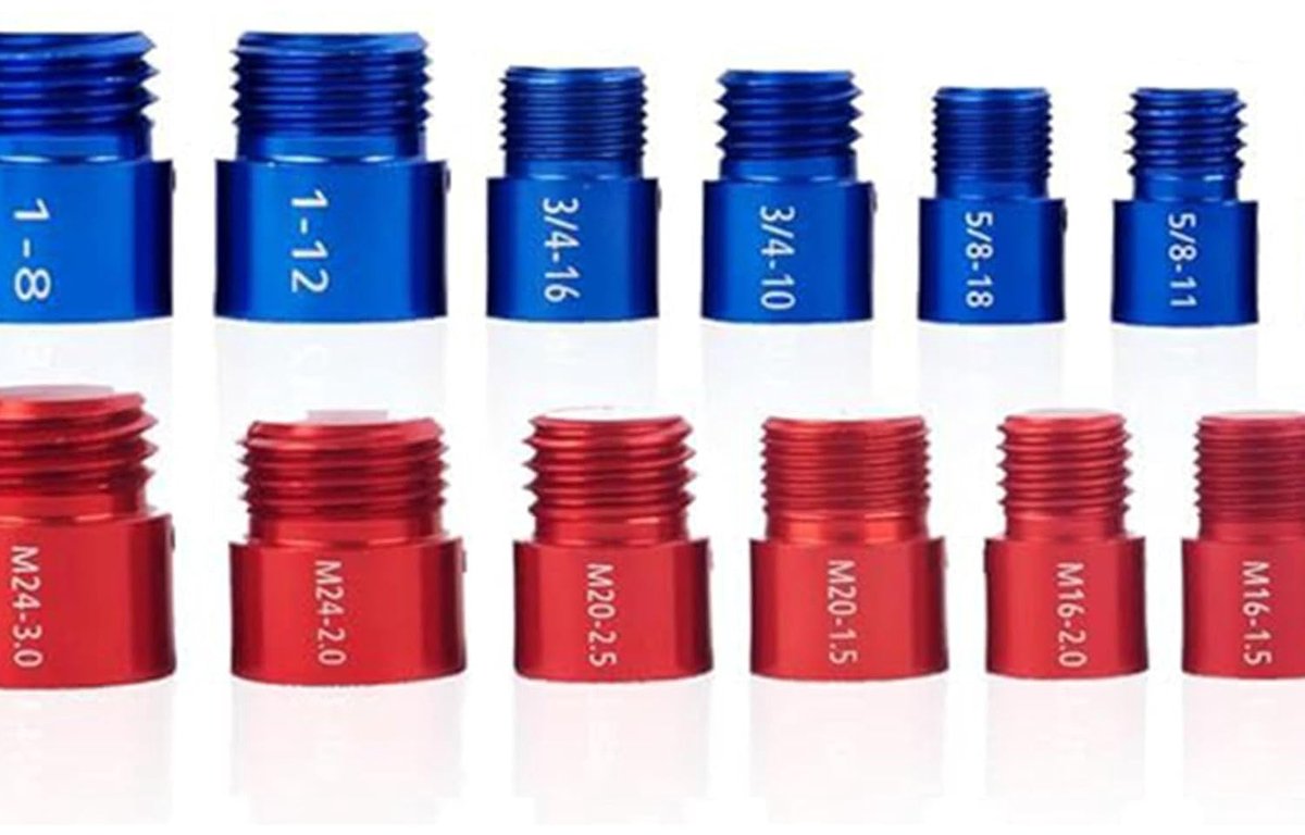 44 Stuks Bout en Moer Schroefdraadmeter, Aluminium Kalibreerset,