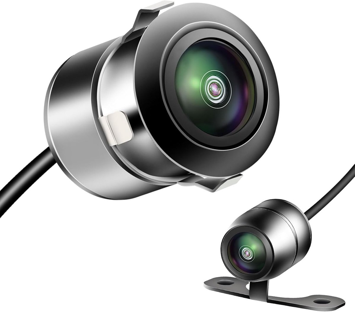 SnelShoppen - Achteruitrijcamera AHD 1080p met 170 Graden Groothoek - Universele CCD Auto Camera voor Voor/zij/achter - Werkt met 1080p AHD Monitoren