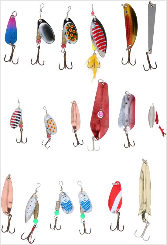 Vissen - Vis - Spinner - Blinker - Blinkertjes - Set Van 6 - Fish Active van VISSEN — afbeelding 5