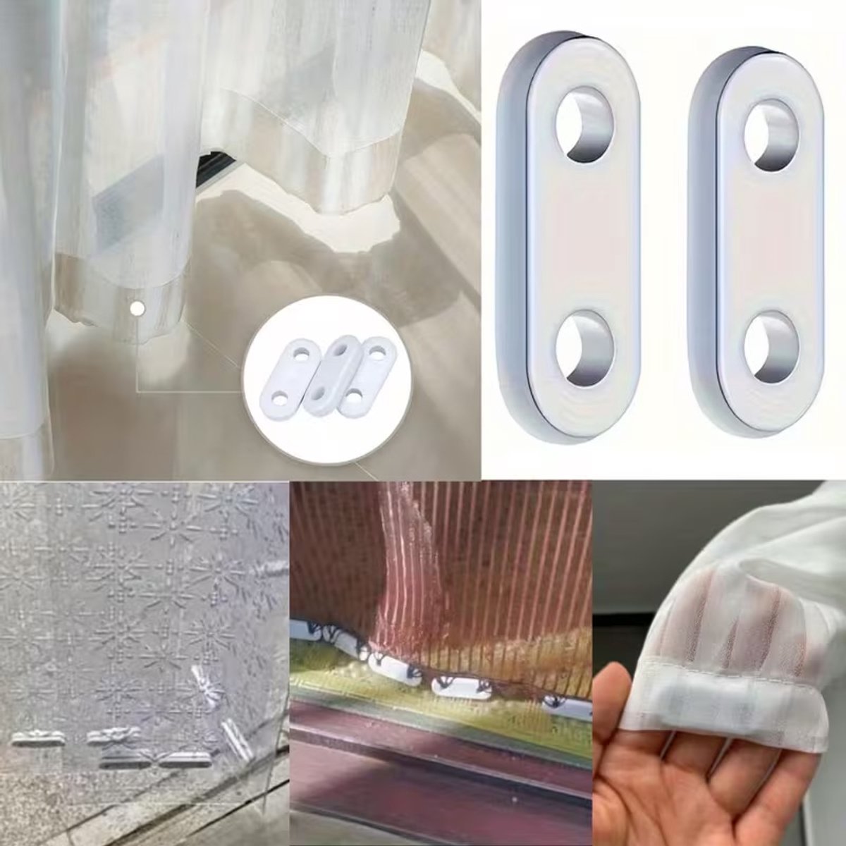 Loodgewichten voor Gordijnen - IJzeren Gewichtjes van 28g - Gordijn Loodjes - Vitrageloodjes / Loodstaafjes - Loodstaafjes voor Gordijnband en Douchegordijn - Met Witte Coating - Wit - 16 stuks