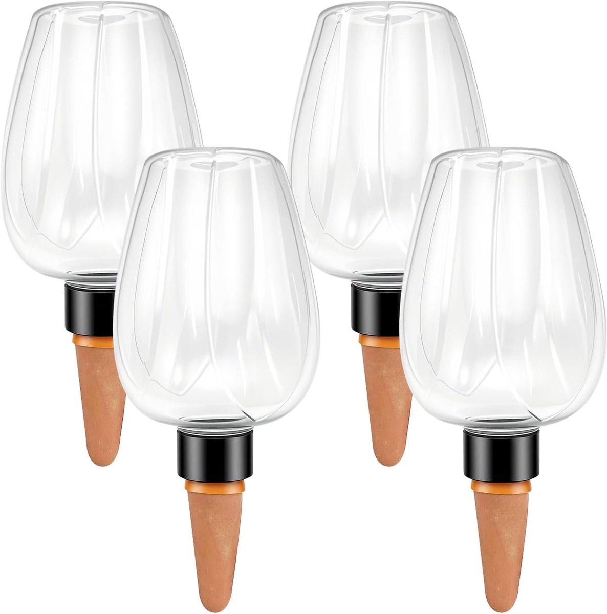 SnelShoppen - Automatische Plantenbewatering Ballen - 4 Stuks Zelfwateringssysteem voor Planten - 350ml Waterballen voor Binnen, Balkon en Tuin