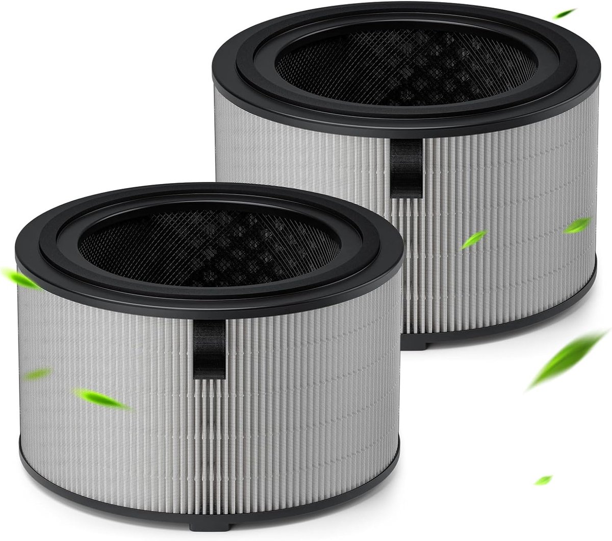SnelShoppen - 2 Stuks Vervangingsfilter FY3200, Compatibel met Luchtreiniger 3200, 4200 Serie, 3-in-1 H13 True HEPA met Actieve Kool, Voor Gezonde Luc