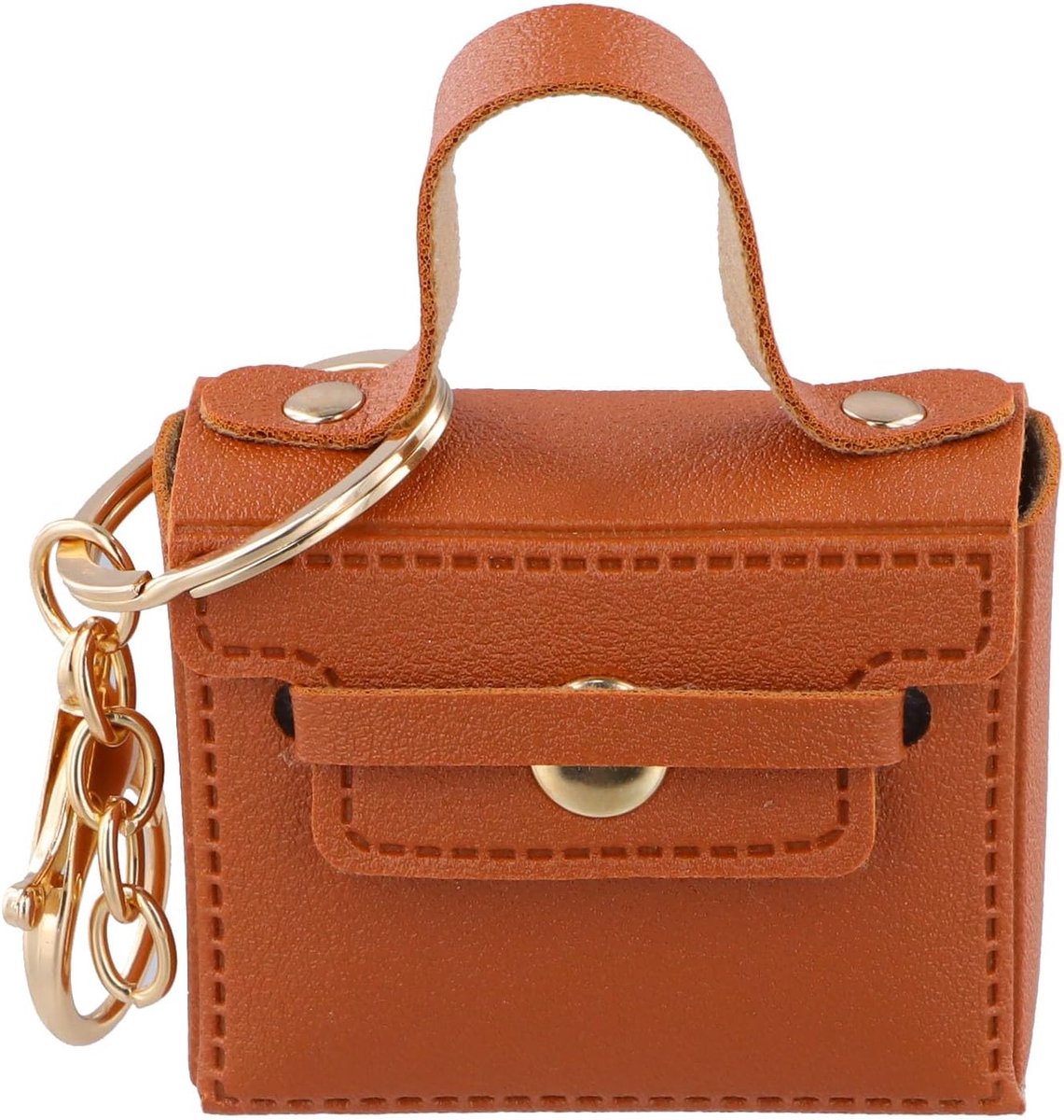 Mini-portemonnee 14,5 x 6 cm - PU-leer - sleutelhanger - ideaal voor dagelijks gebruik - ShopVlot