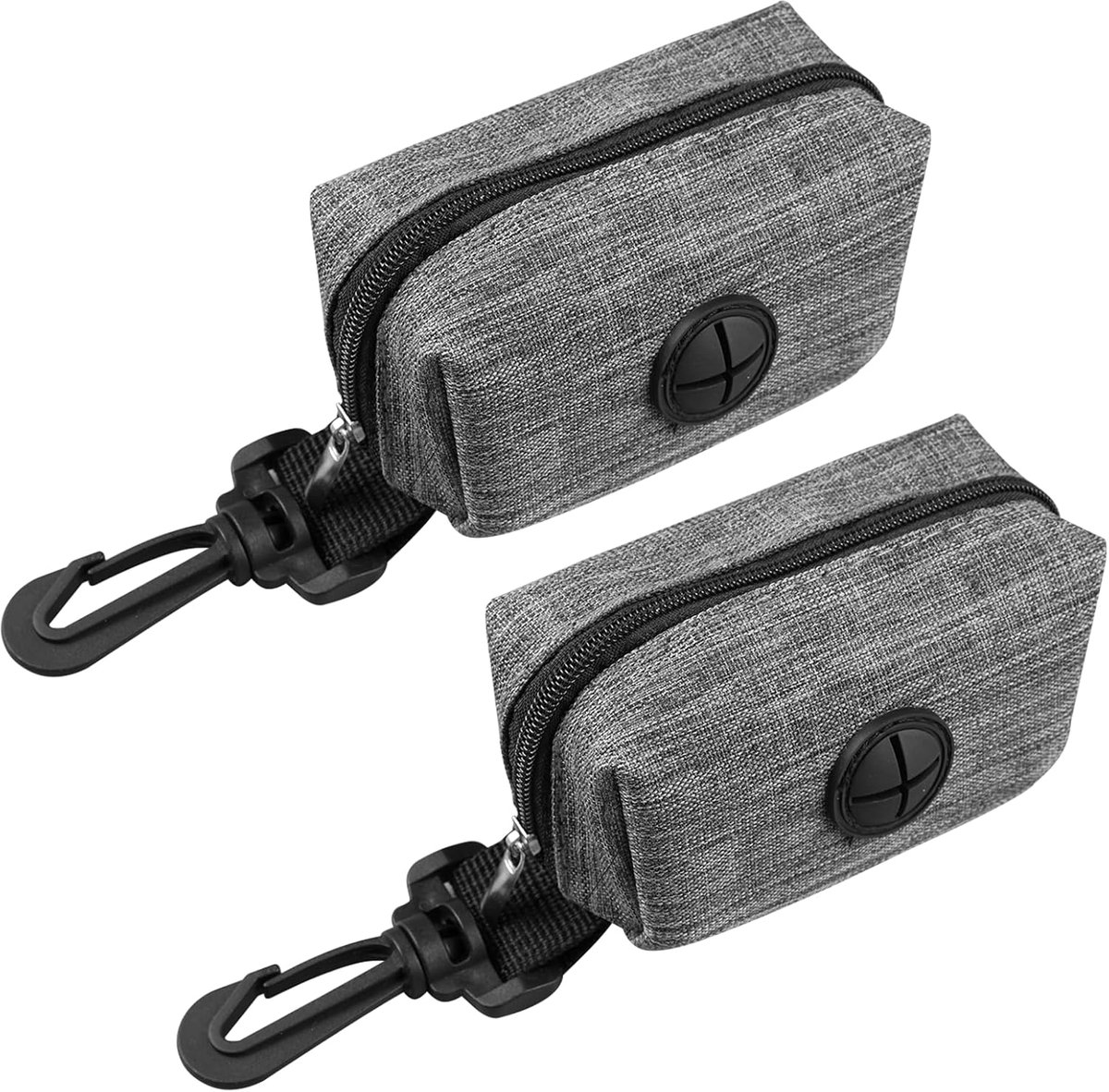 SnelShoppen - 2Pcs Draagbare Mode Poepzak Dispenser, Hond Poepzak Houder, Duurzaam en Milieuvriendelijk, Geschikt voor Elke Hond Leash, Handig voor Wa