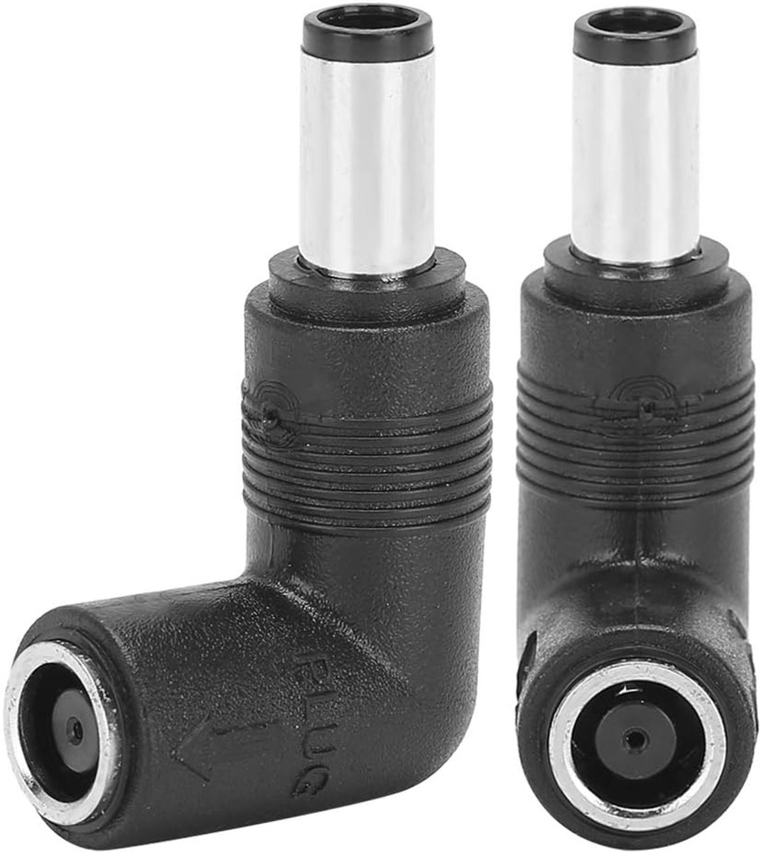 DC Female naar Male Adapter 7.4 x 5mm - Duurzaam en sterk - Geschikt voor laptopgebruik - Eenvoudige aansluiting - ShopVlot