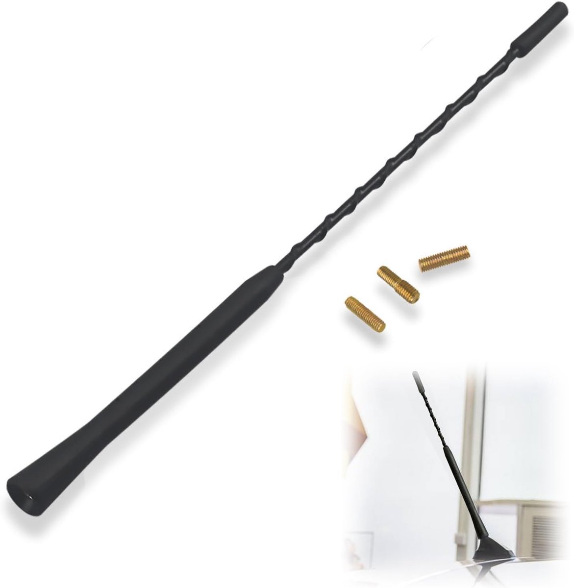 Autoantenne 40cm - FM AM - Sterke ontvangst - Voor een heldere radioervaring - ShopVlot