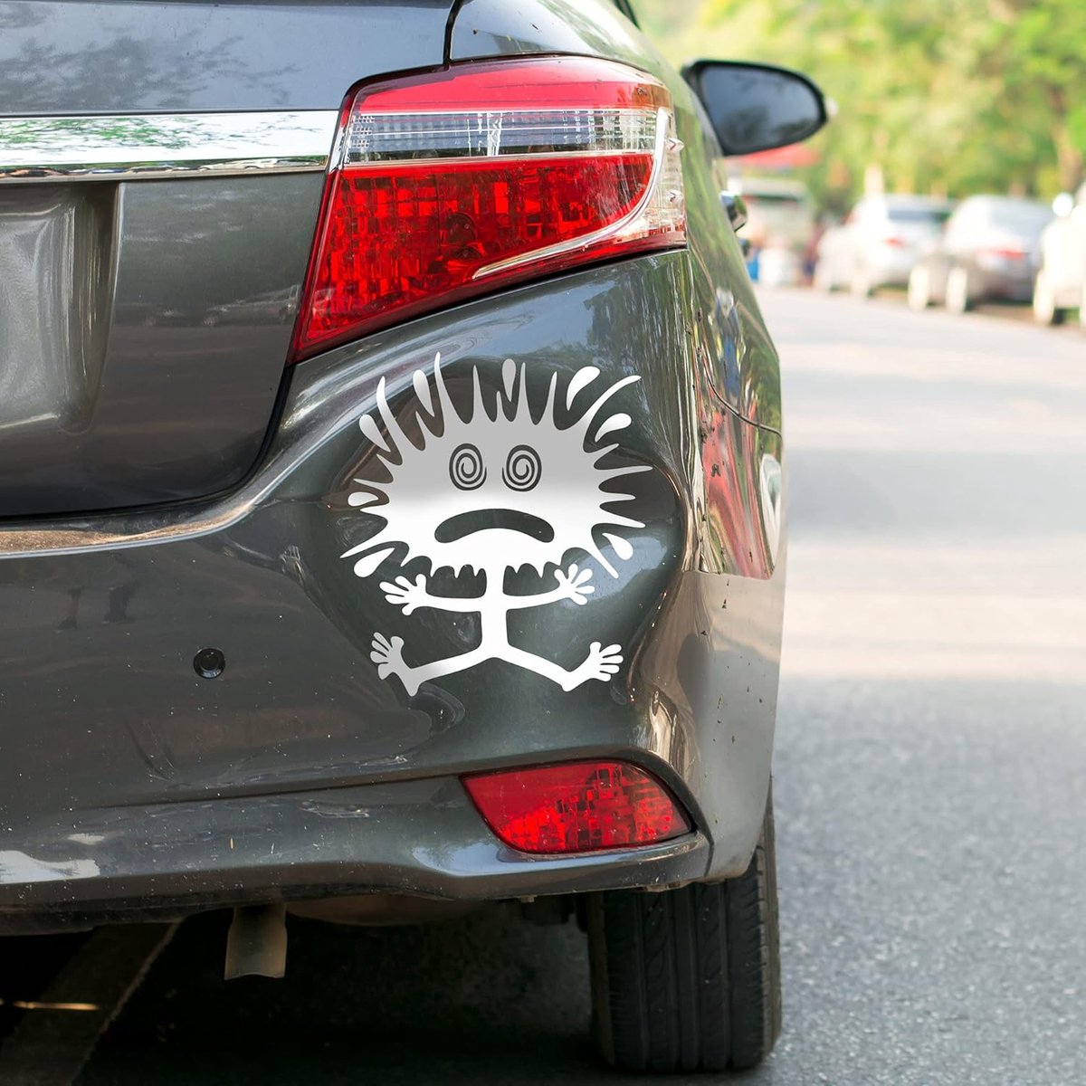 Autosticker Buns voor Dents en Bumps - Set van 2 Vinyl Stickers - Weerbestendig - Unieke uitstraling voor je voertuig - ShopVlot