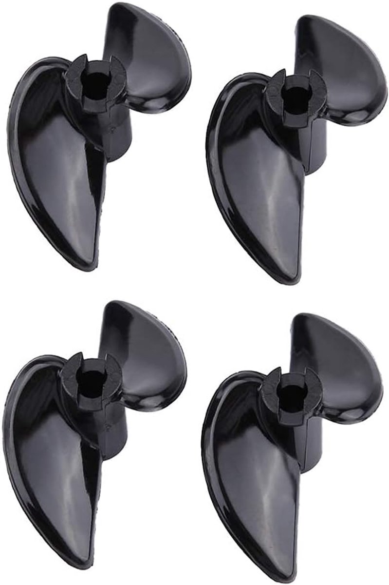 2 vleugels, 4 stuks, 2 paar, accessoires voor RC elektrische boot, halfduikbaar, CNC met 2 vleugels met hoge efficiëntie voor RC bootmodellen