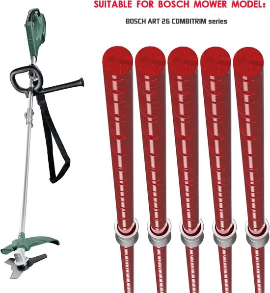 Spoel lijn, 20 stuks 12 inch F016800181 grastrimmer spoel lijn, compatibel met Bosch ART 26 COMBITRIM grastrimmer — afbeelding 4