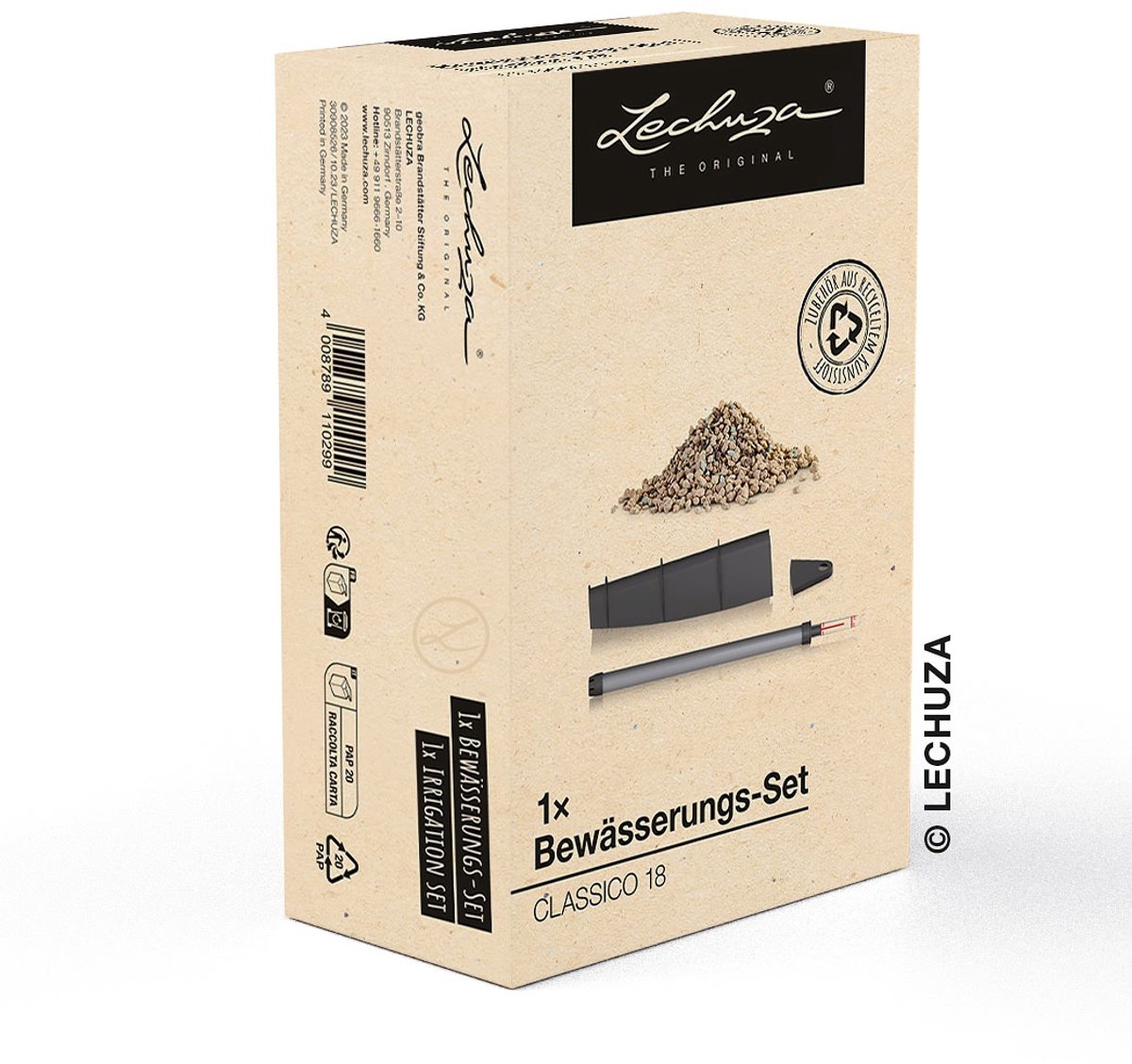 LECHUZA onderdeel bewateringsset Classico Color 18 en Eco 18
