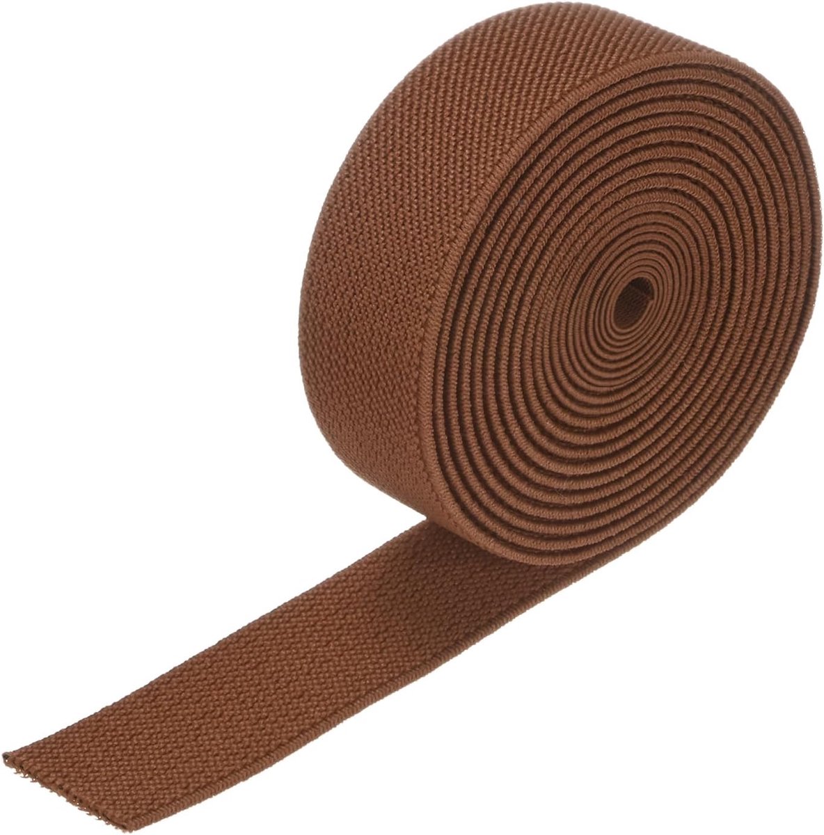 Elastische banden om te naaien, 1 inch 4 meter rol van hoge elasticiteit gebreide elastische spoel, elastisch voor naaien tailleband/pruiken/broeken/ambachten doe-het-zelf elastisch lint