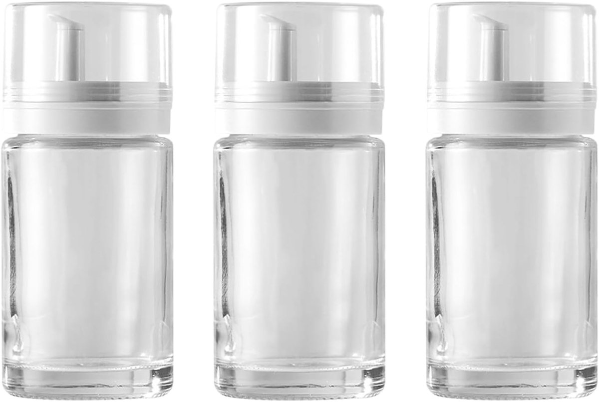Flessen van glas, 100 ml, lekvrij, oliedispenser voor keuken, huis, barbecue en picknick