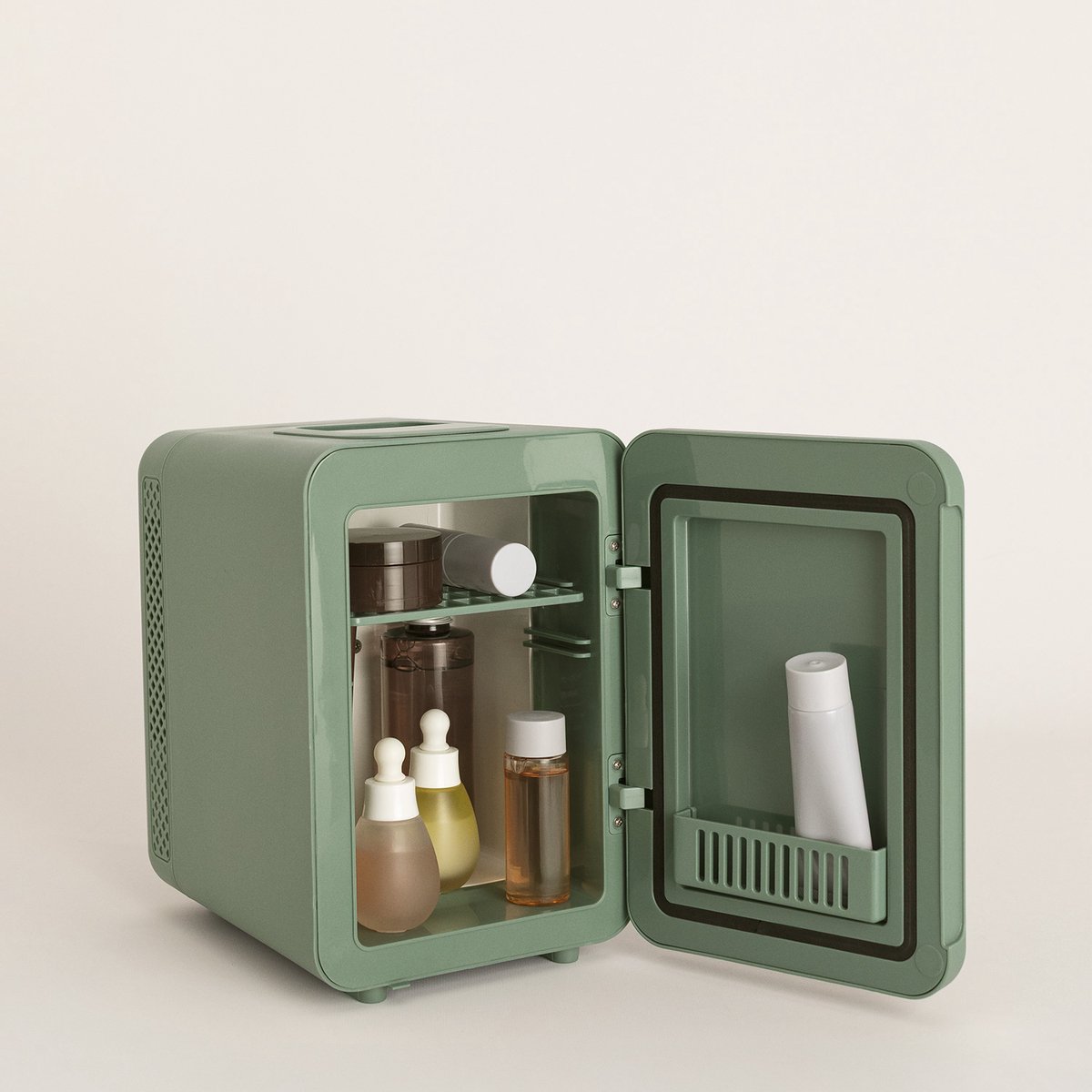 CREATE - 4L Mini cosmetica koelkast met koel- en verwarmingsfunctie - Salie - SKINCARE MINI FRIDGE