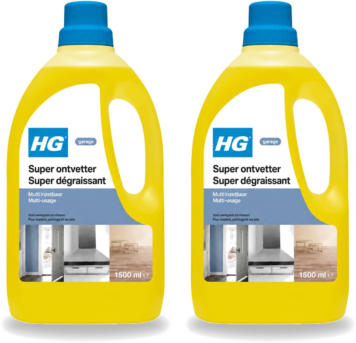 2 x HG - Super Ontvetter - 1,5 L - Voordeelverpakking - 2 stuks