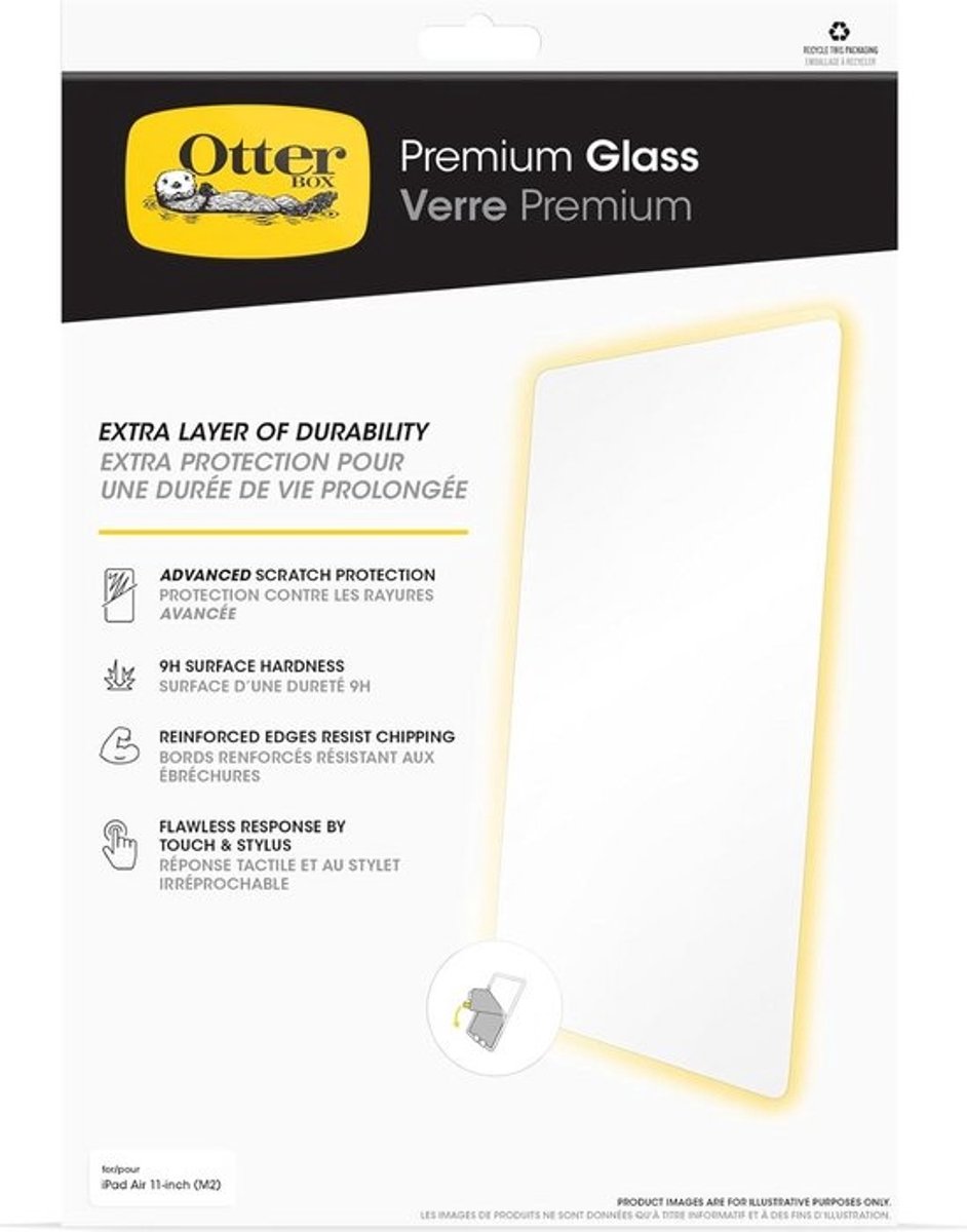 Gehard Glas Screenprotector voor iPad Air 11 Inch (M2/M3) - Krasbestendig & Antimicrobieel