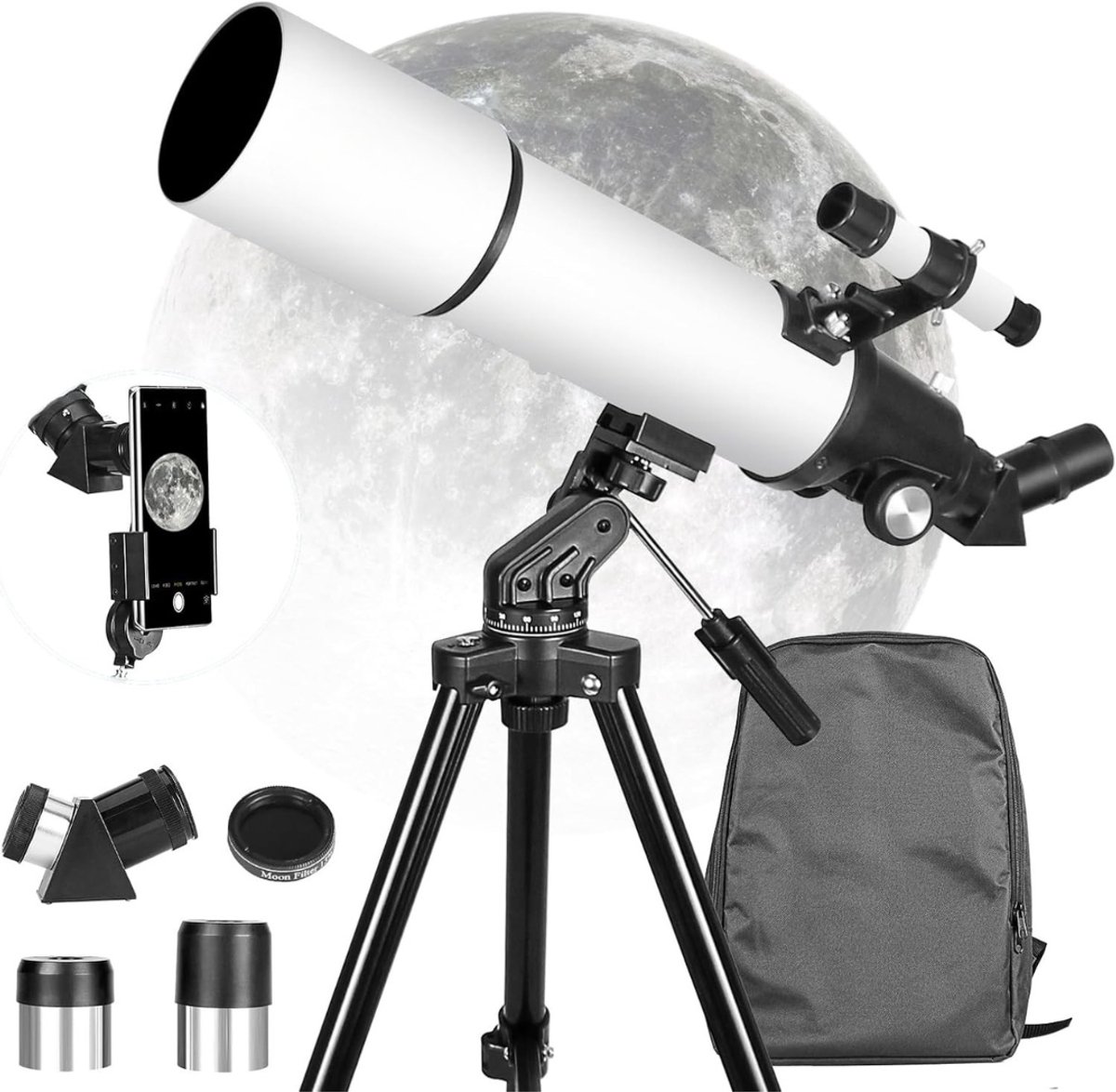 Kavo Sterrenkijker - Refractor Telescoop - Astronomietelescoop - Wit - 45cm x 28cm x 12cm