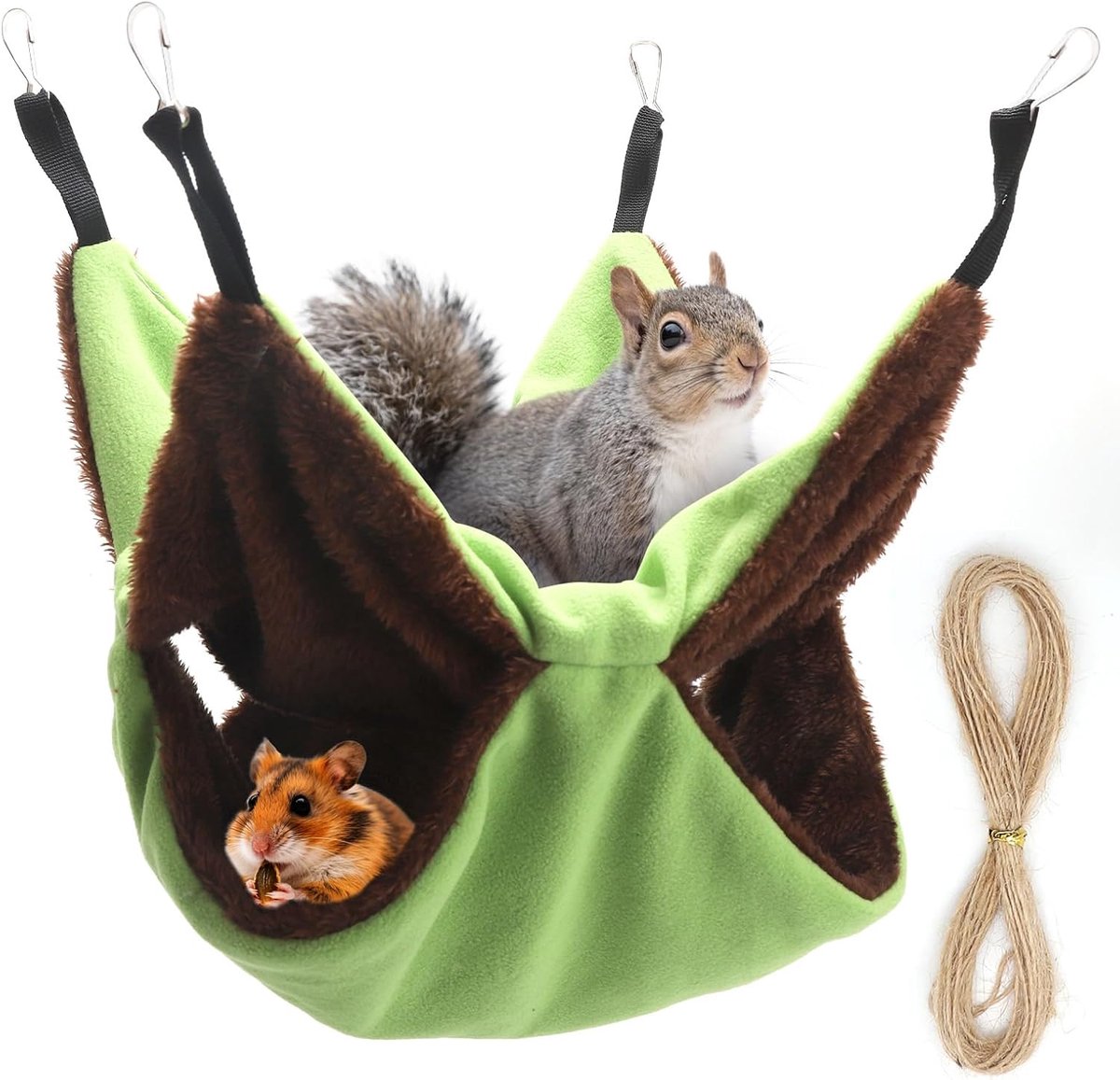 Hangmat, hangmat voor kleine dieren, hangmat voor huisdierkooien, warme kooi, huisdier, hamster, hangbed, huisdierenkooi, hangmat voor fretten, suiker, ratten, kleine dieren