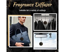 Adventskalender 2025 voor Mannen, set met 24 geuren - Inclusief 35 ml parfum, essentiële oliën en auto geurverspreider, kerstkalender cadeau voor heren