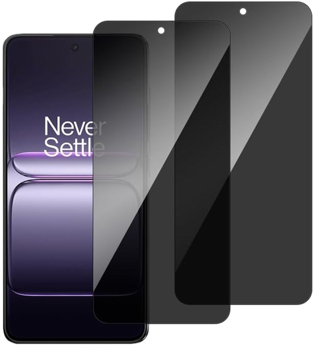 Chejuza Privacy displaybeschermfolie voor Oneplus Nord CE5 [2 stuks], hardheid 9H, volledige afdekking, anti-spy van gehard glas, HD-displaybescherming