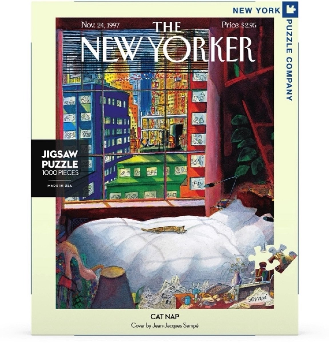 New York Puzzle Company Cat Nap - 1000 pieces