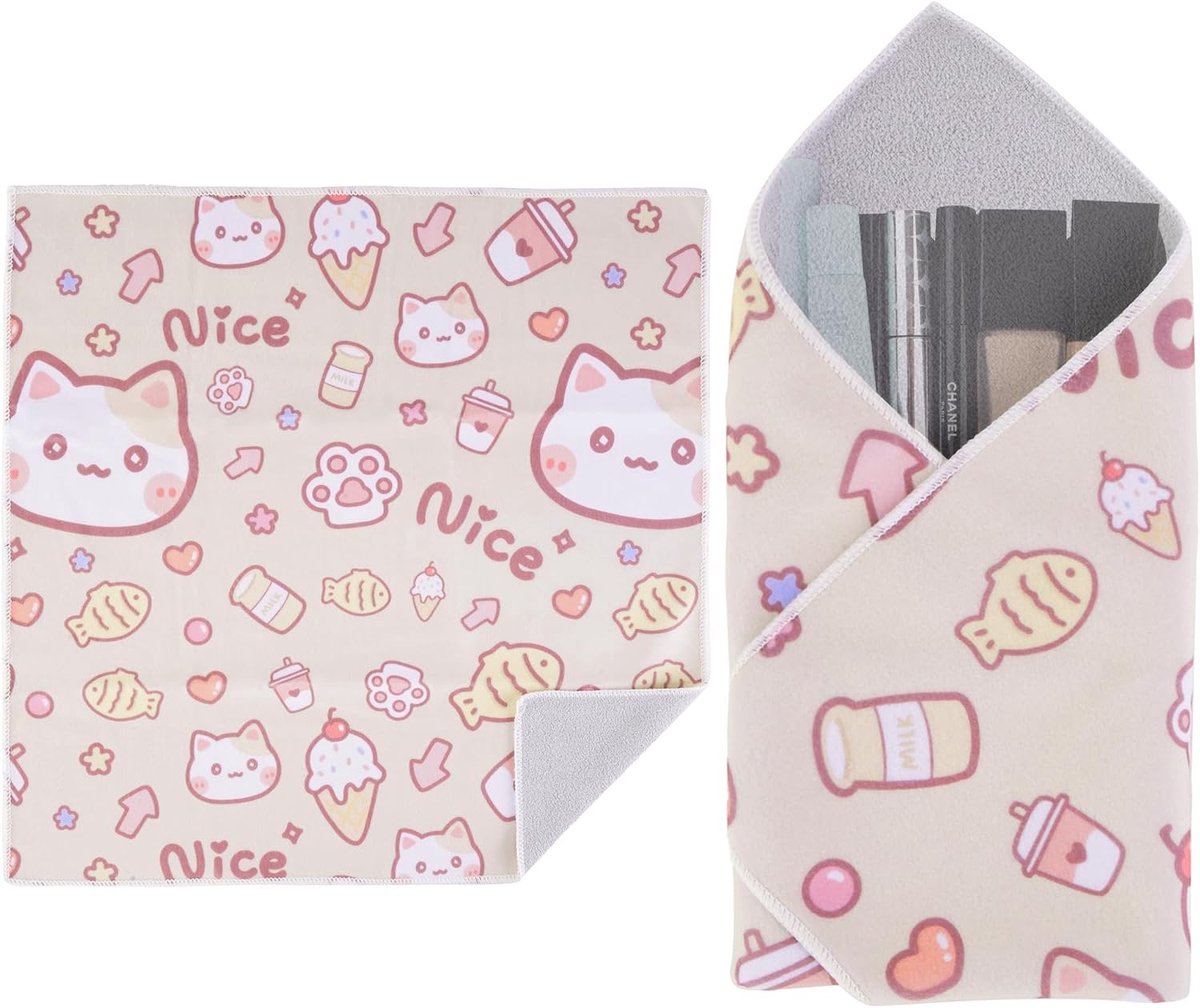 Way Magic Protective Wrap zelfklevende beschermhoes, krasbestendig en wasbaar doek, kattenmotief, 25×25 cm